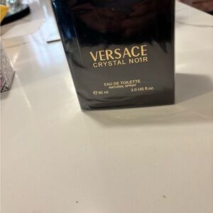 Versace Crystal Noir Black and Gold Bottle